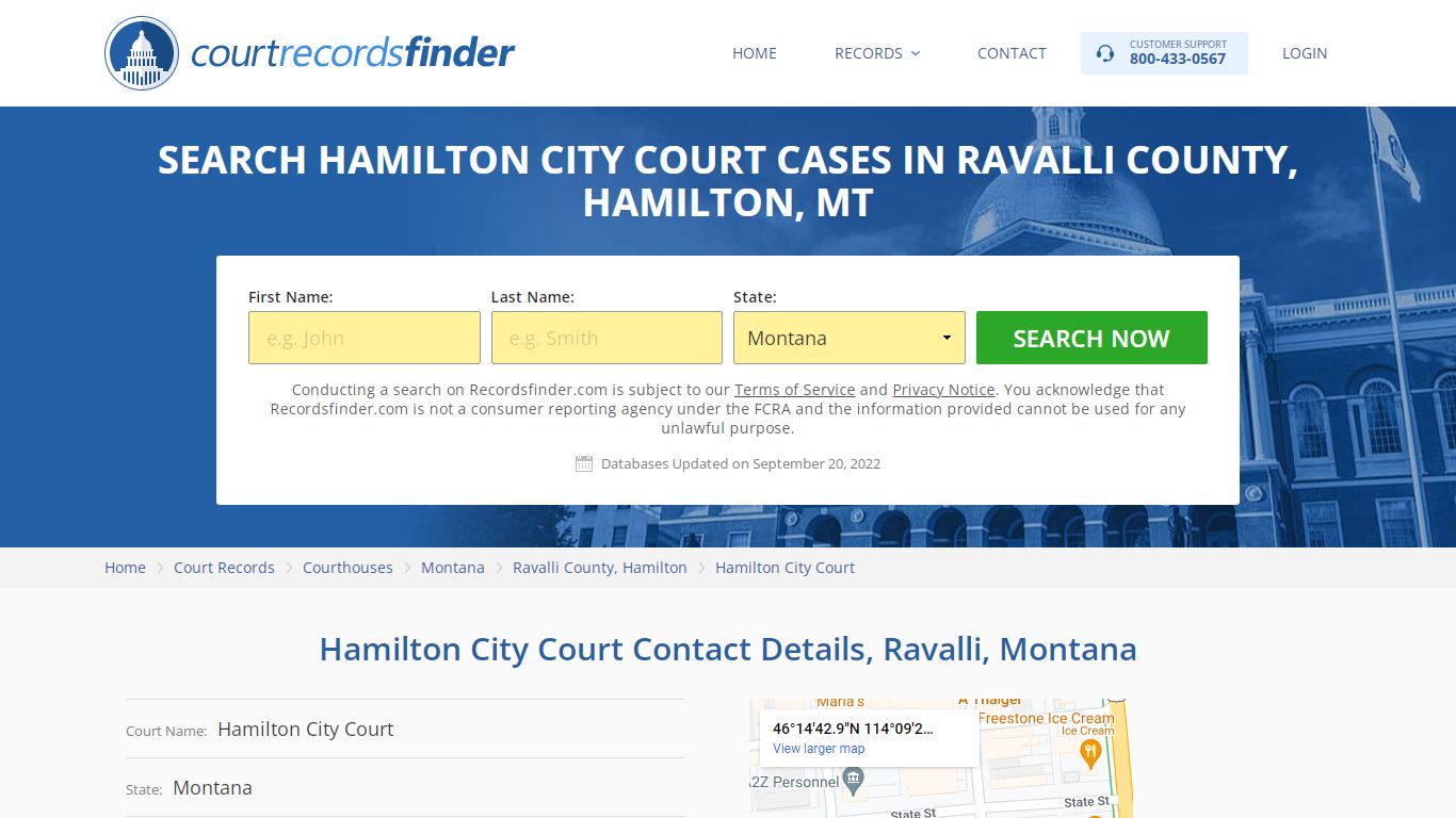 Hamilton City Court Case Search - Ravalli County, MT - RecordsFinder